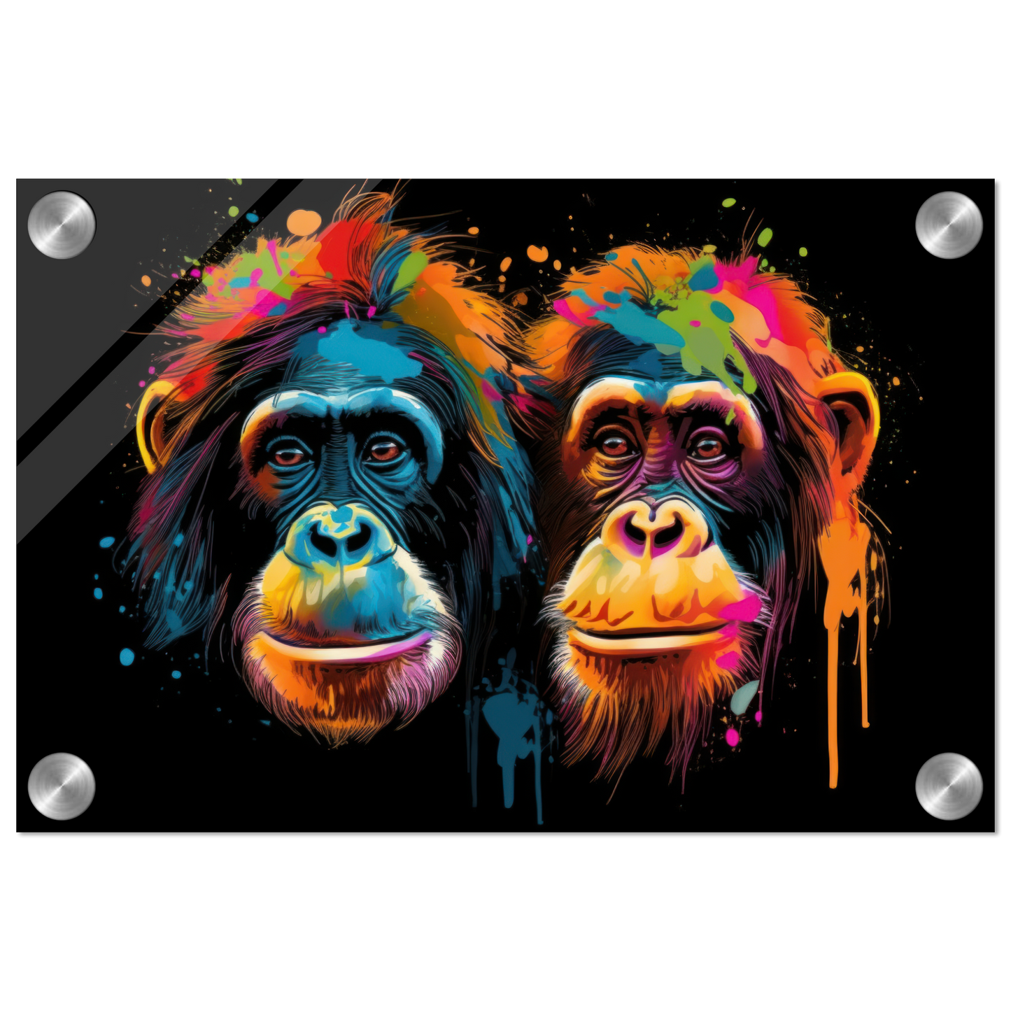 Orang Utan Affe Pop-Art (WILD73)