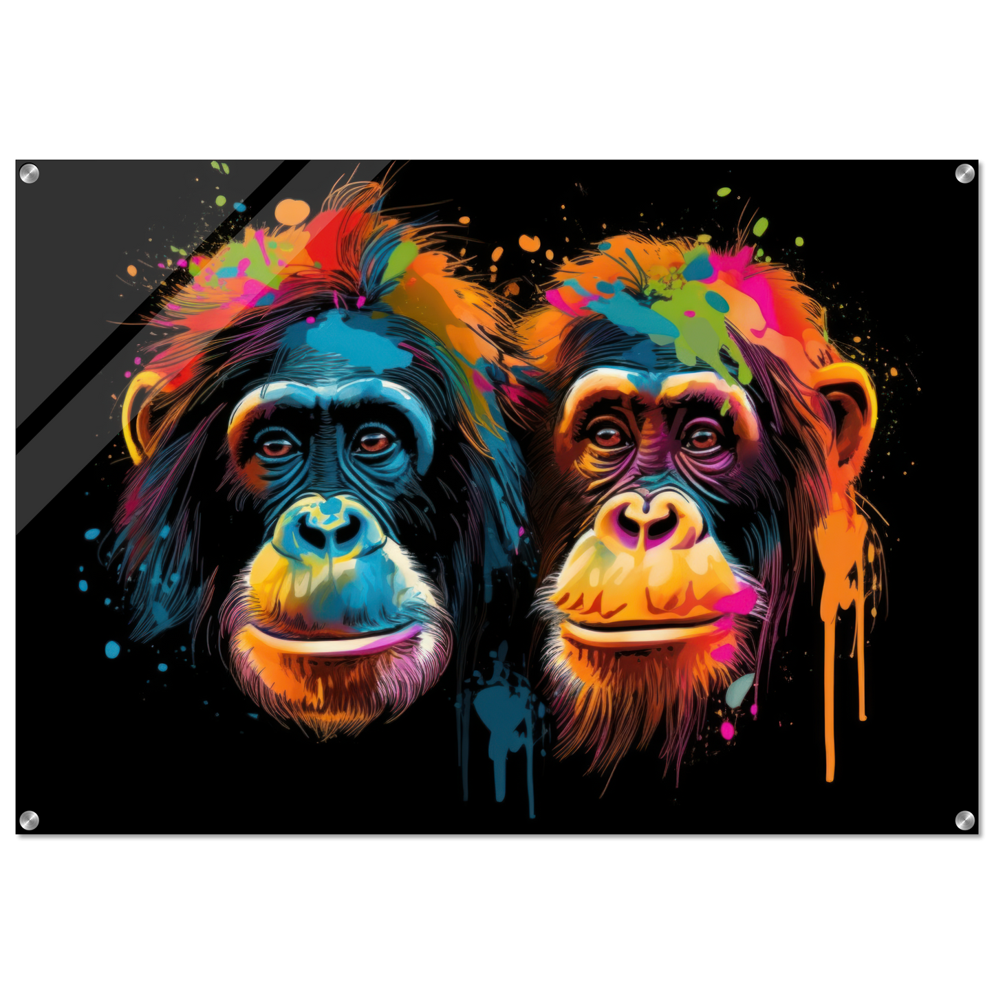 Orang Utan Affe Pop-Art (WILD73)