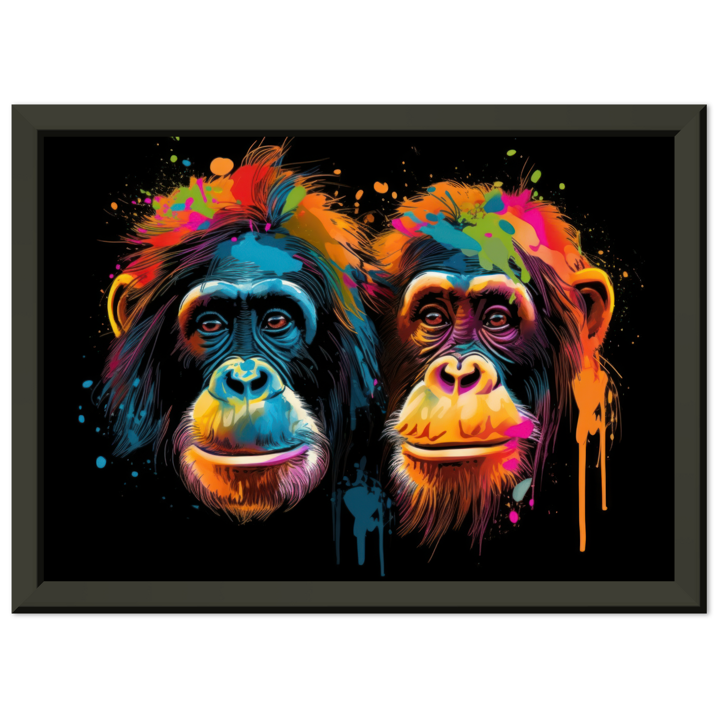 Orang Utan Affe Pop-Art (WILD73)