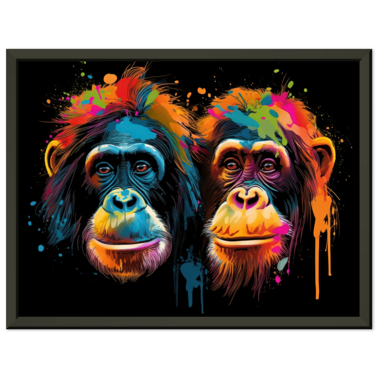 Orang Utan Affe Pop-Art (WILD73)