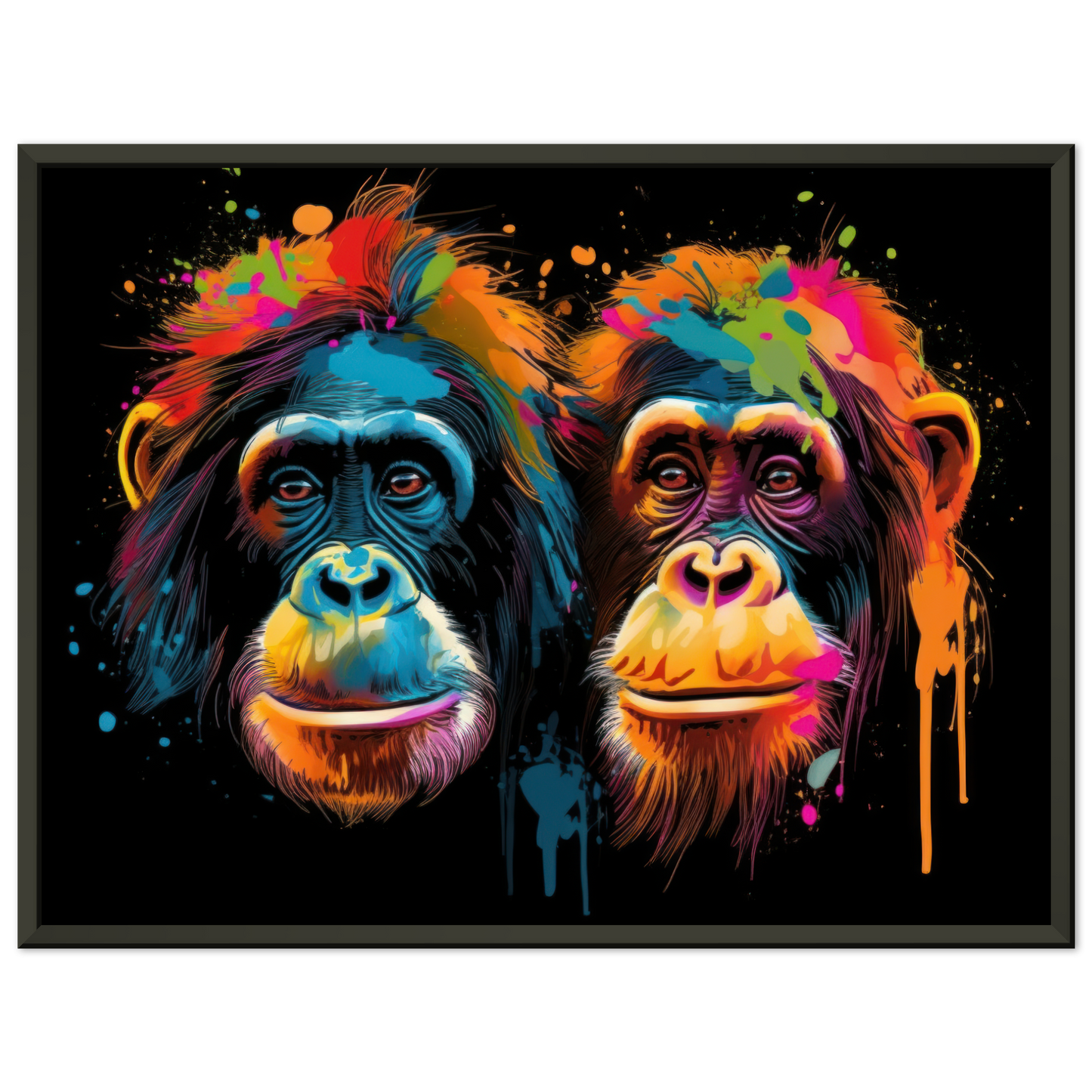 Orang Utan Affe Pop-Art (WILD73)