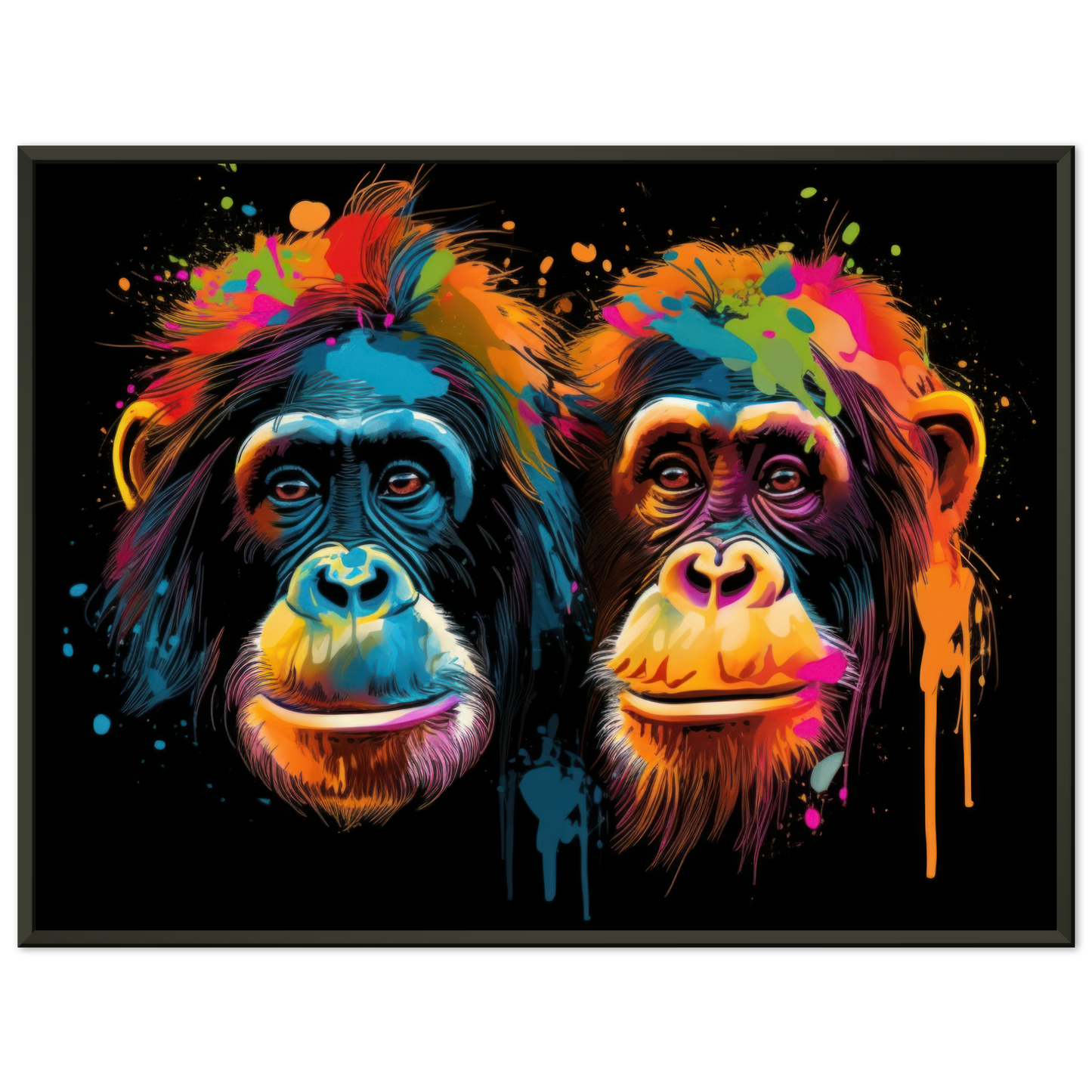 Orang Utan Affe Pop-Art (WILD73)