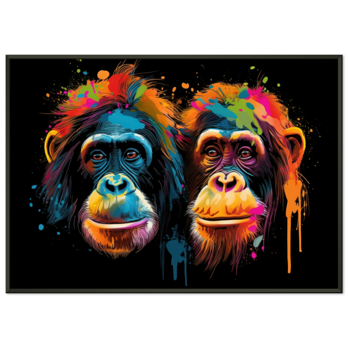 Orang Utan Affe Pop-Art (WILD73)