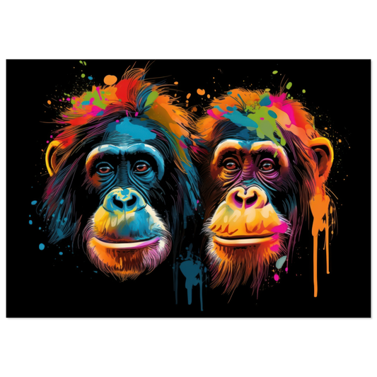 Orang Utan Monkey Pop Art (WILD73)