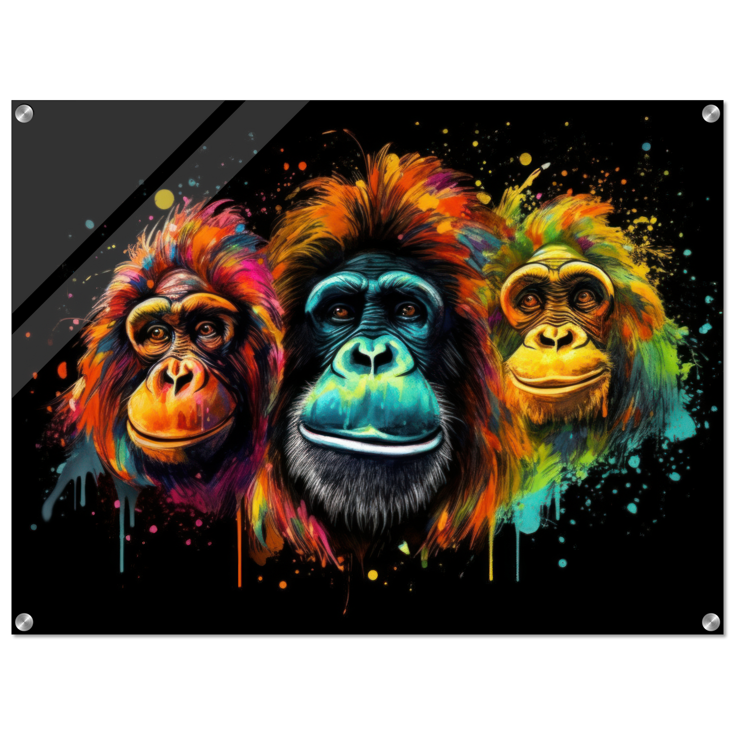 Orang Utan Monkey Pop Art (WILD75)