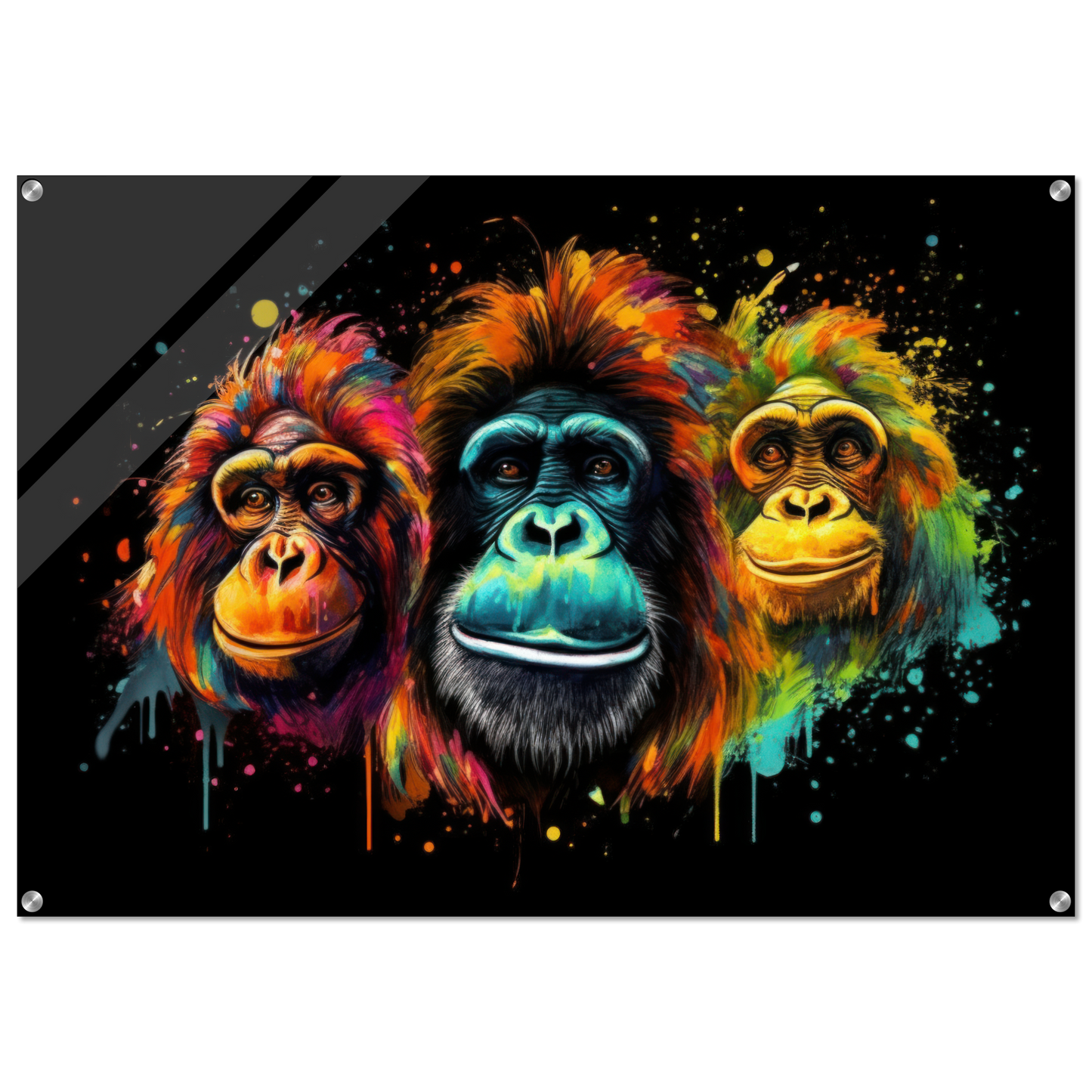 Orang Utan Monkey Pop Art (WILD75)