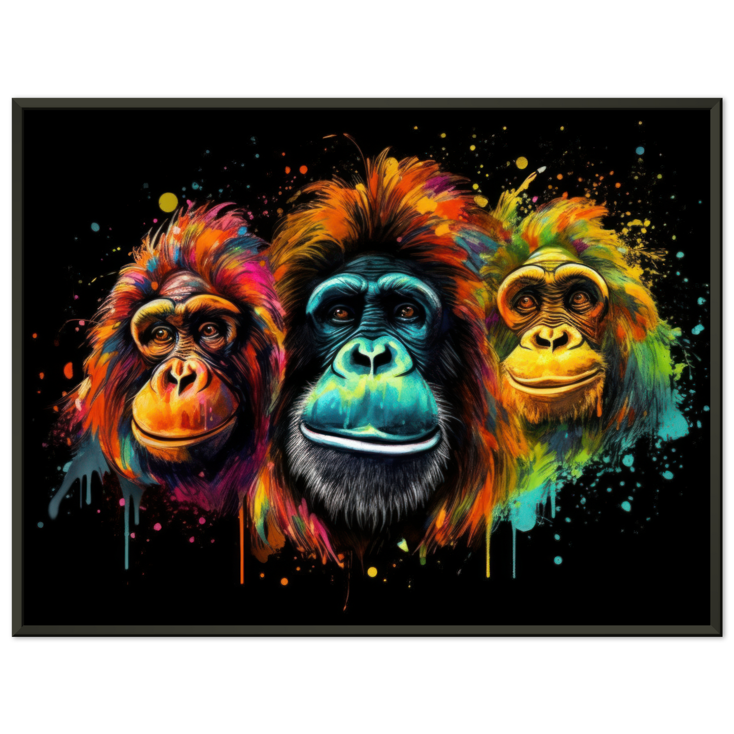 Orang Utan Monkey Pop Art (WILD75)