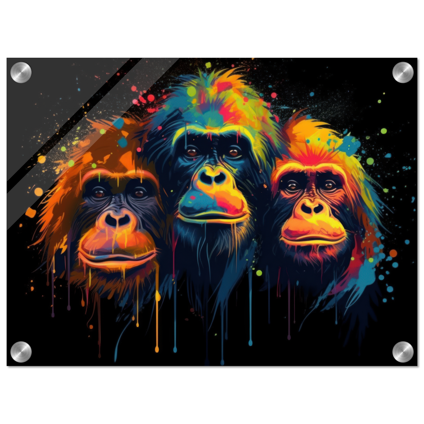 Orang Utan Affe Pop-Art (WILD76)