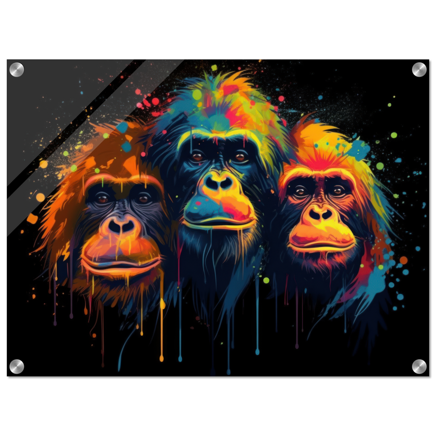 Orang Utan Affe Pop-Art (WILD76)