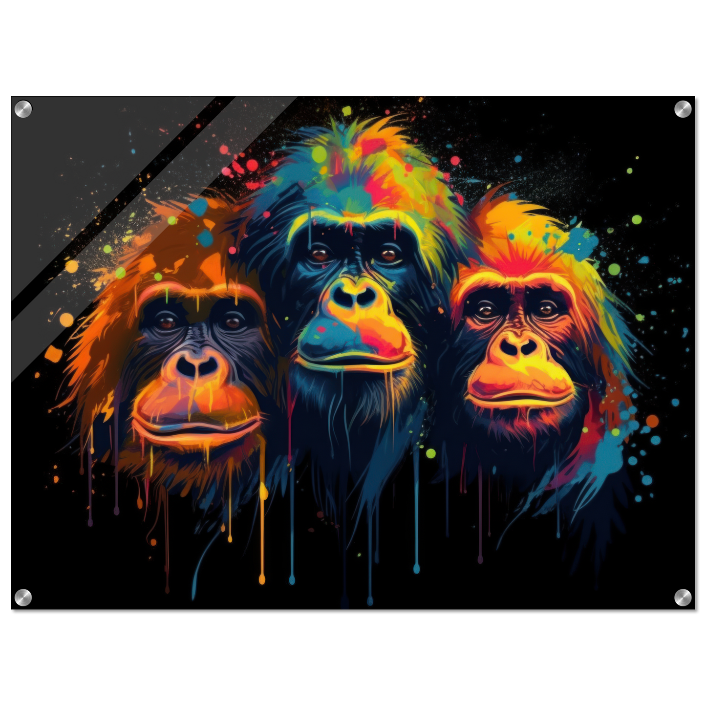 Orang Utan Affe Pop-Art (WILD76)