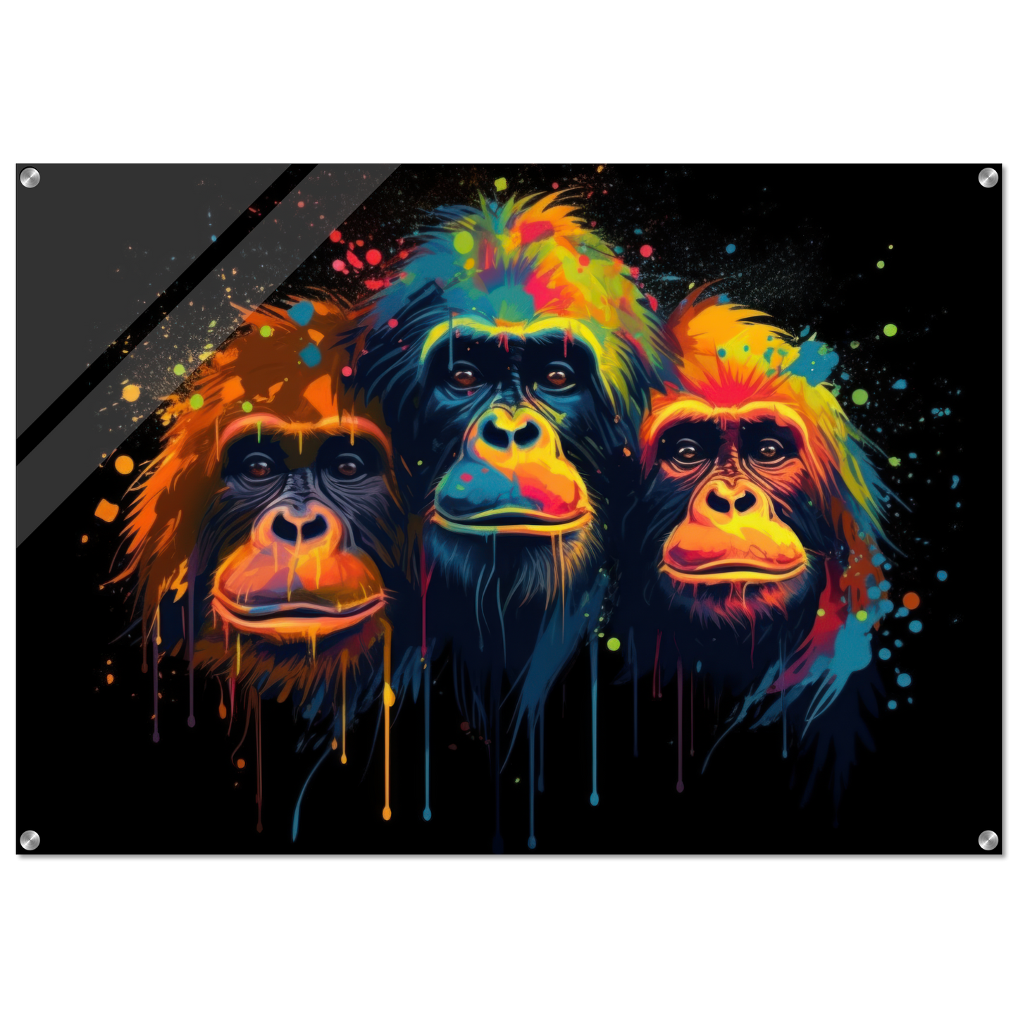Orang Utan Affe Pop-Art (WILD76)