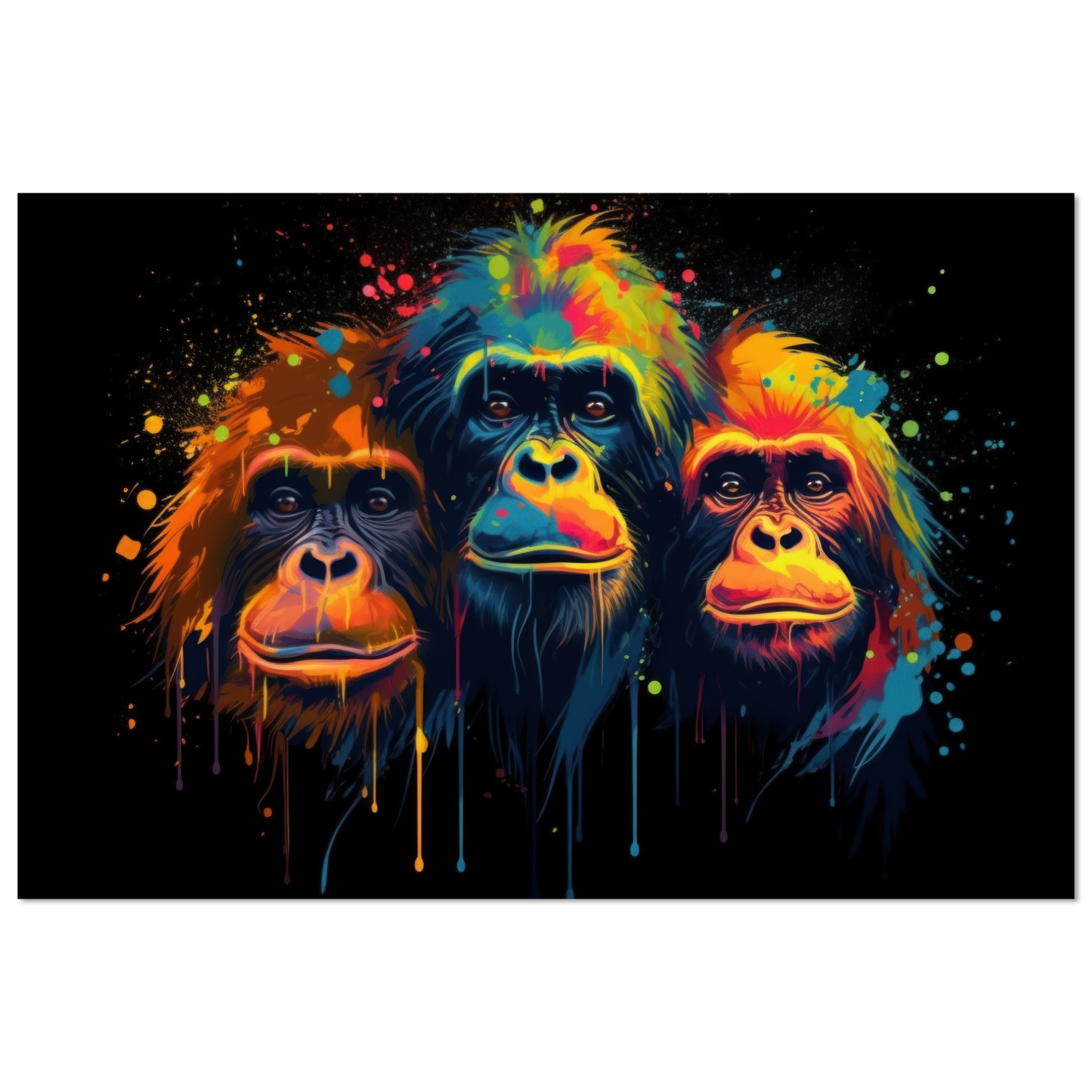 Orang Utan Affe Pop-Art (WILD76)