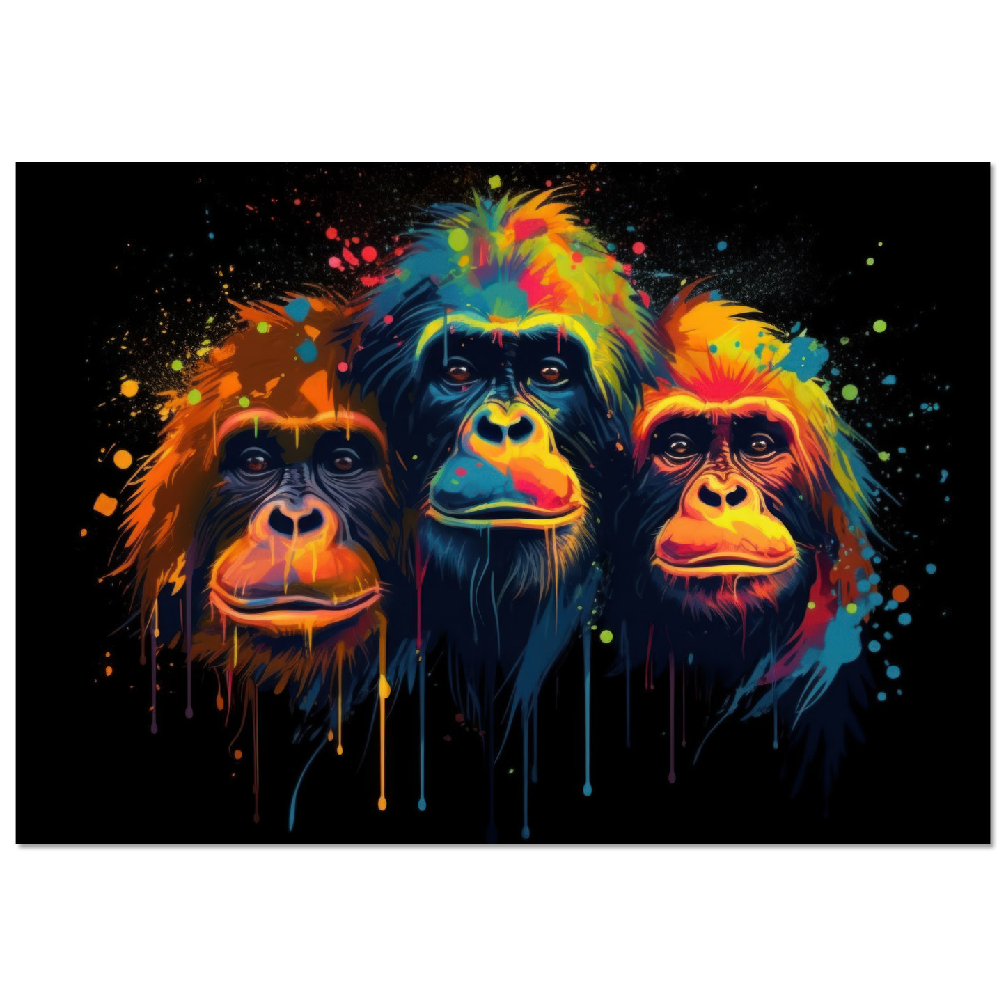 Orang Utan Affe Pop-Art (WILD76)