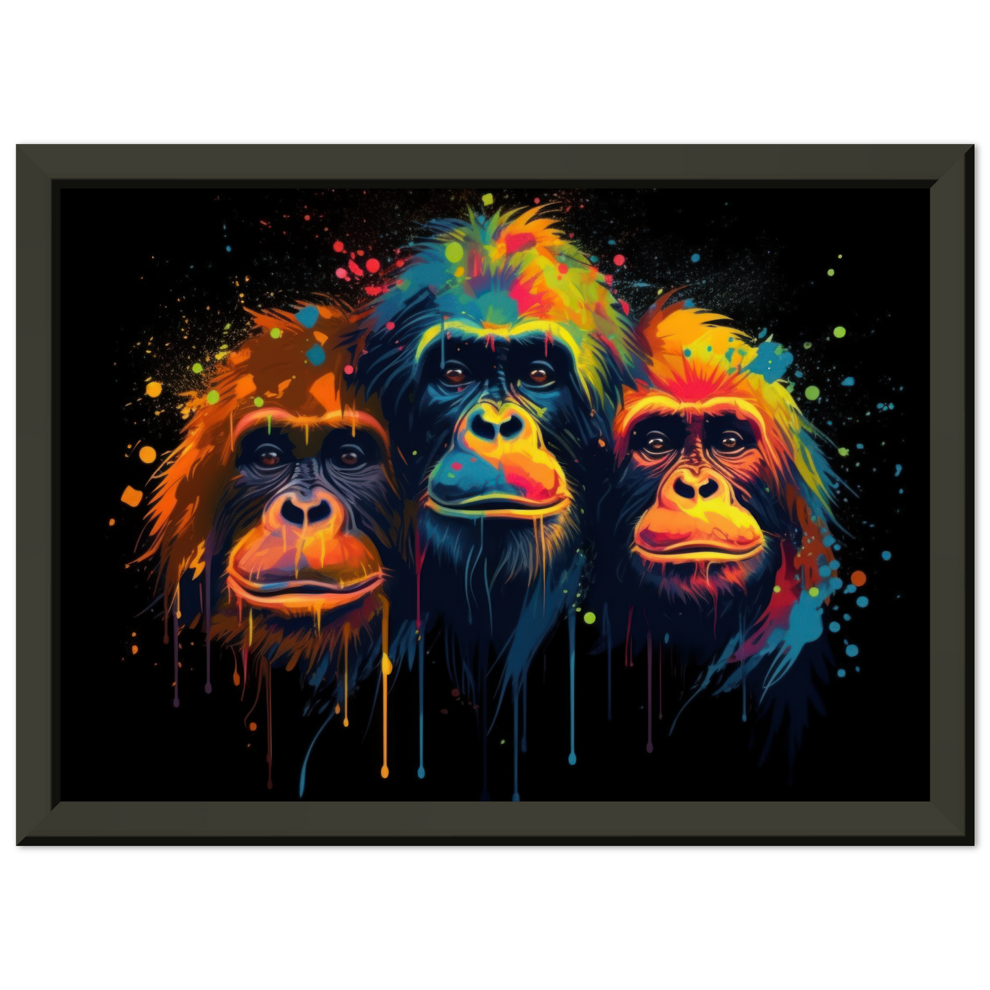 Orang Utan Affe Pop-Art (WILD76)