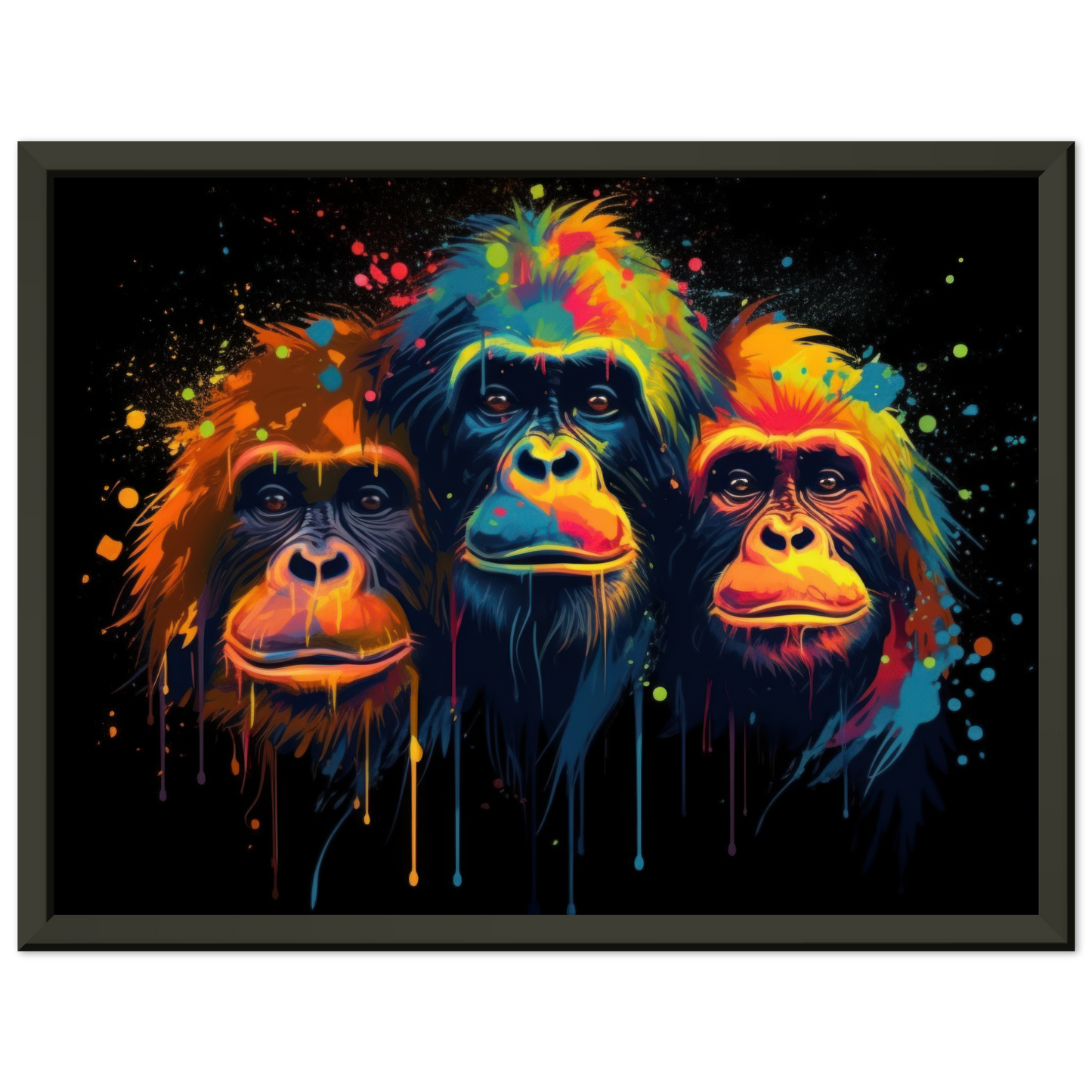 Orang Utan Affe Pop-Art (WILD76)