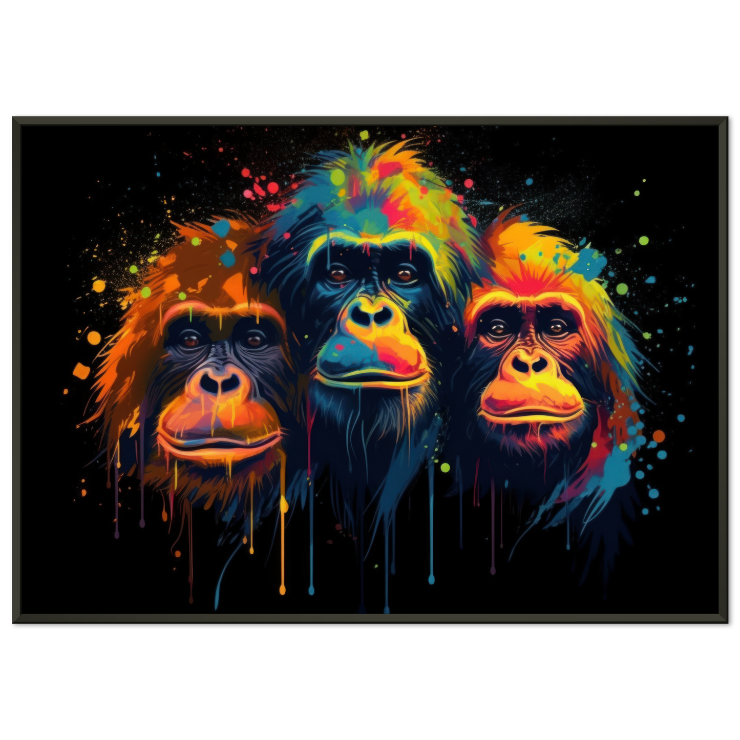 Orang Utan Affe Pop-Art (WILD76)