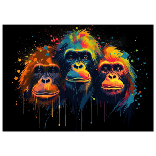 Orang Utan Monkey Pop Art (WILD76)
