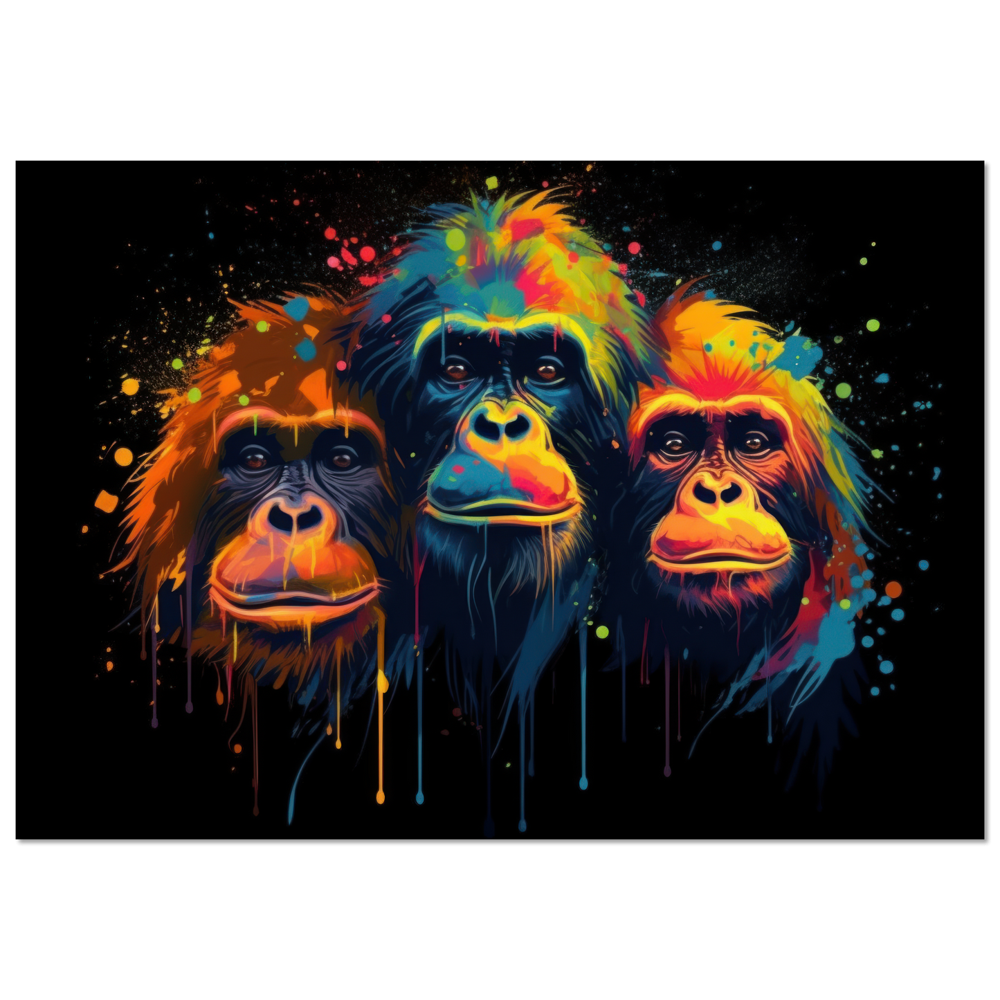 Orang Utan Affe Pop-Art (WILD76)
