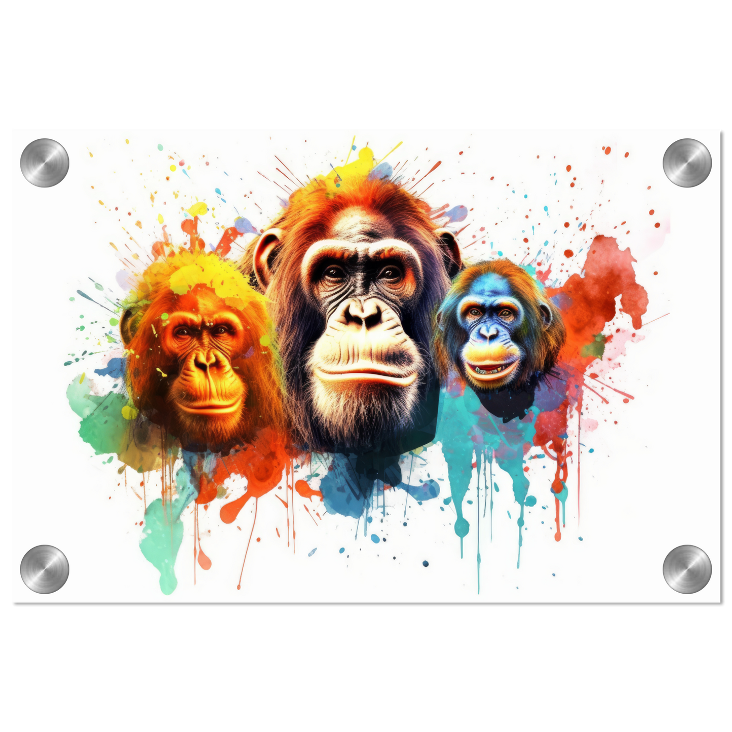 Orang Utan Affe Pop-Art (WILD78)