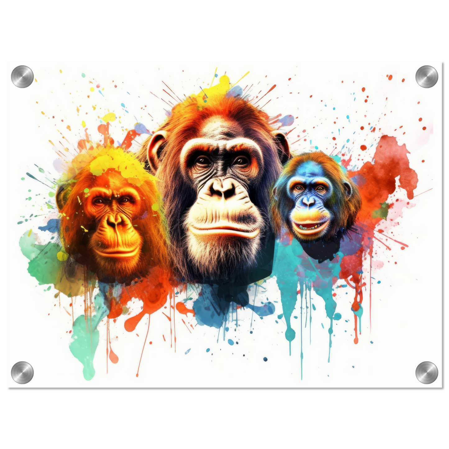 Orang Utan Affe Pop-Art (WILD78)