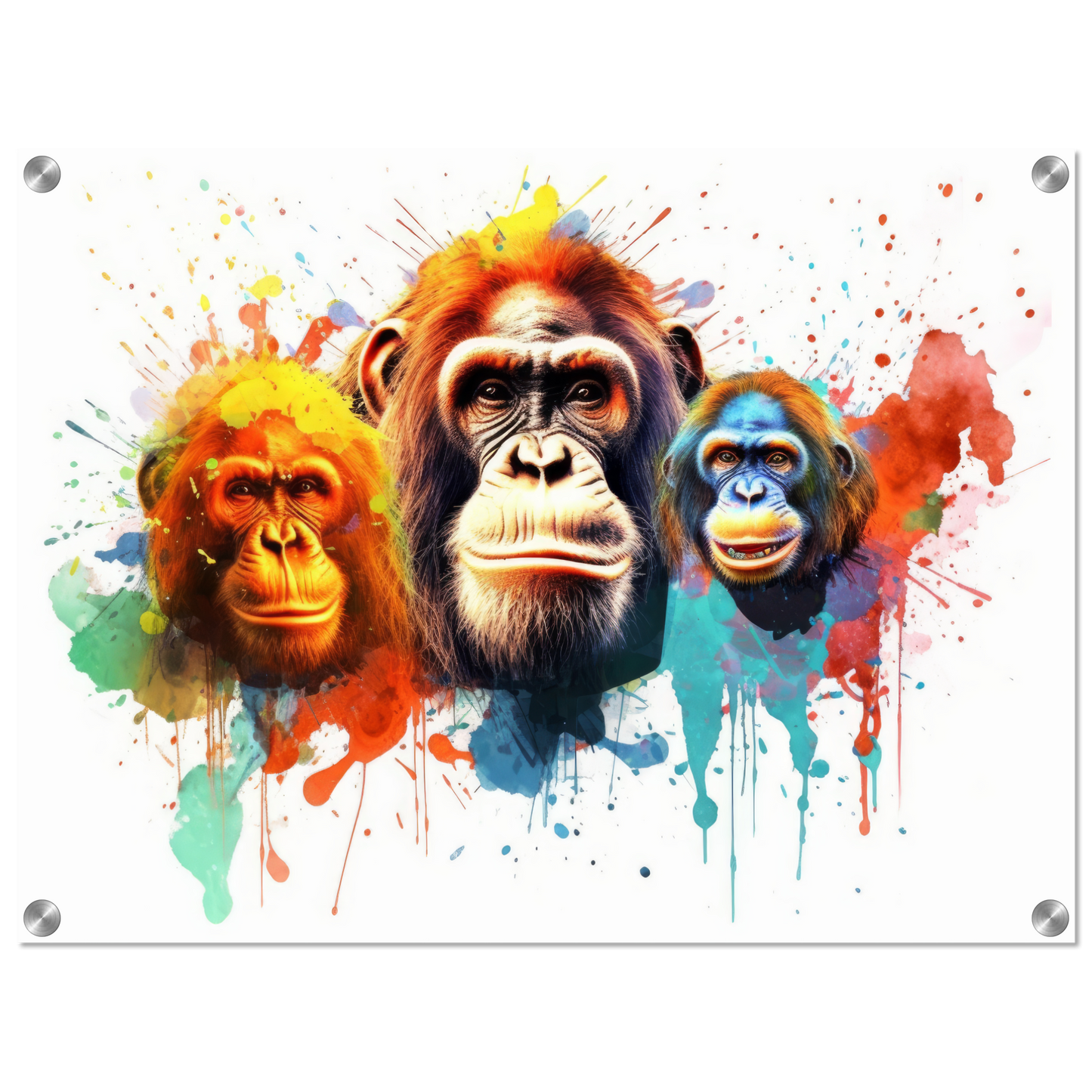 Orang Utan Affe Pop-Art (WILD78)