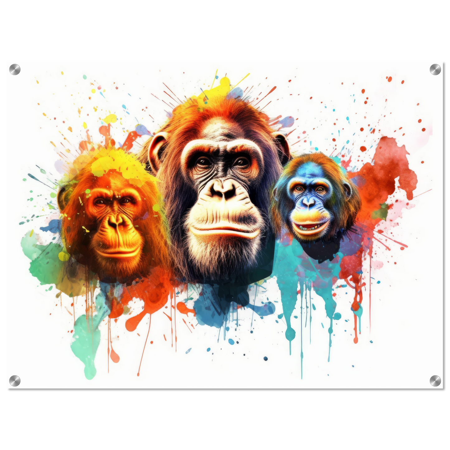 Orang Utan Affe Pop-Art (WILD78)