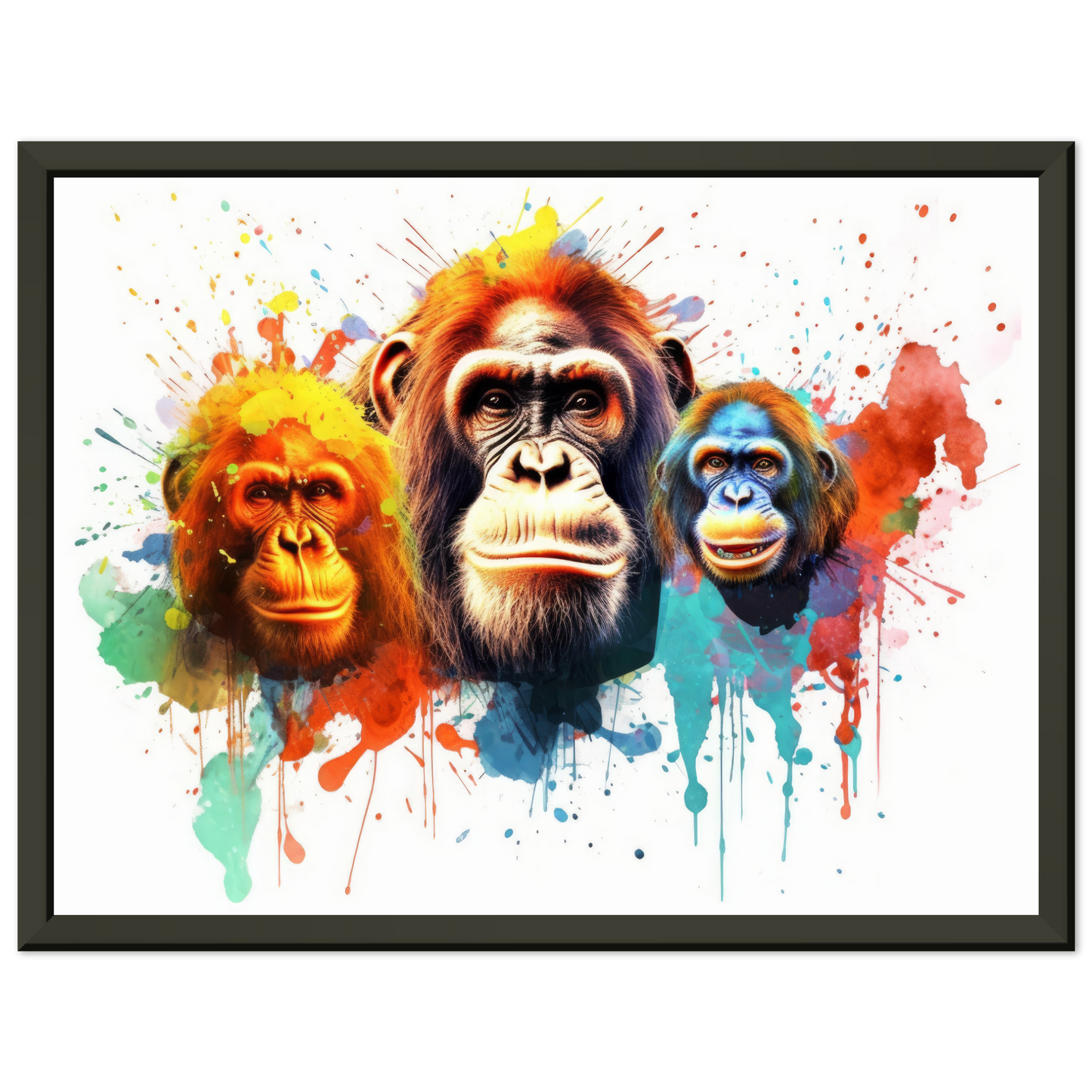 Orang Utan Affe Pop-Art (WILD78)