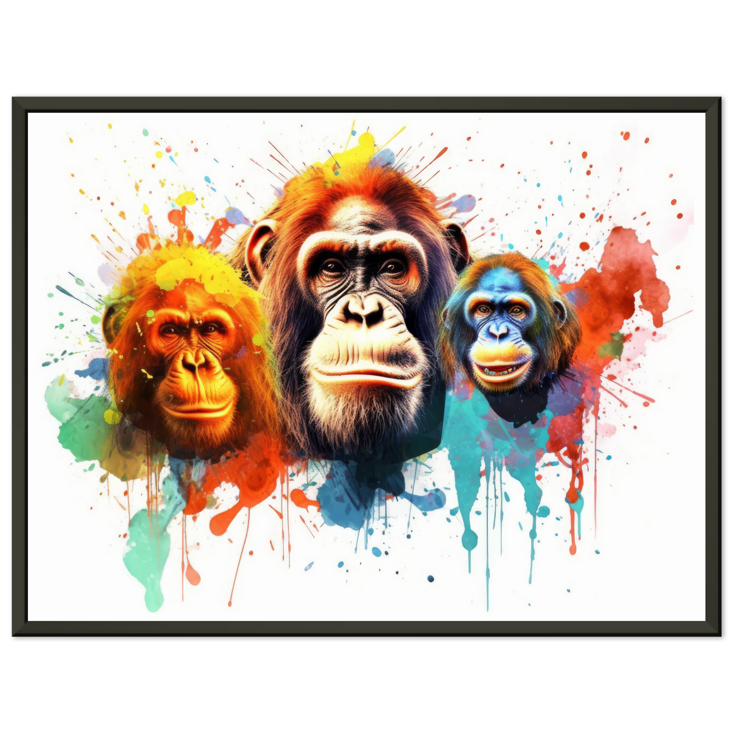 Orang Utan Affe Pop-Art (WILD78)