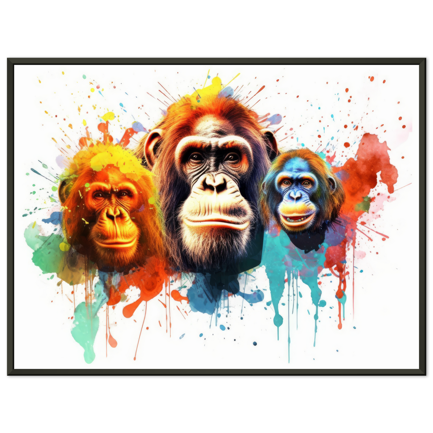 Orang Utan Affe Pop-Art (WILD78)