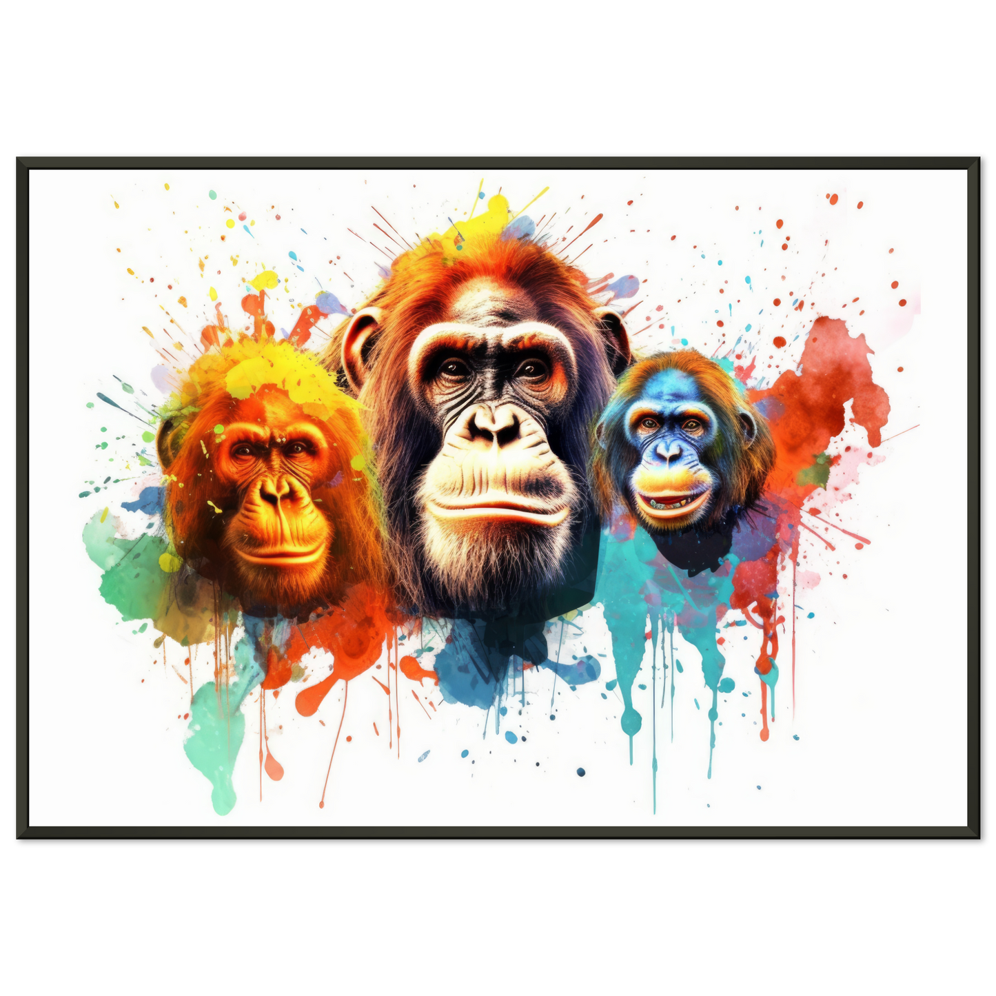 Orang Utan Affe Pop-Art (WILD78)