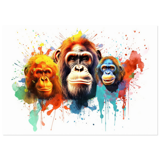 Orang Utan Monkey Pop Art (WILD78)