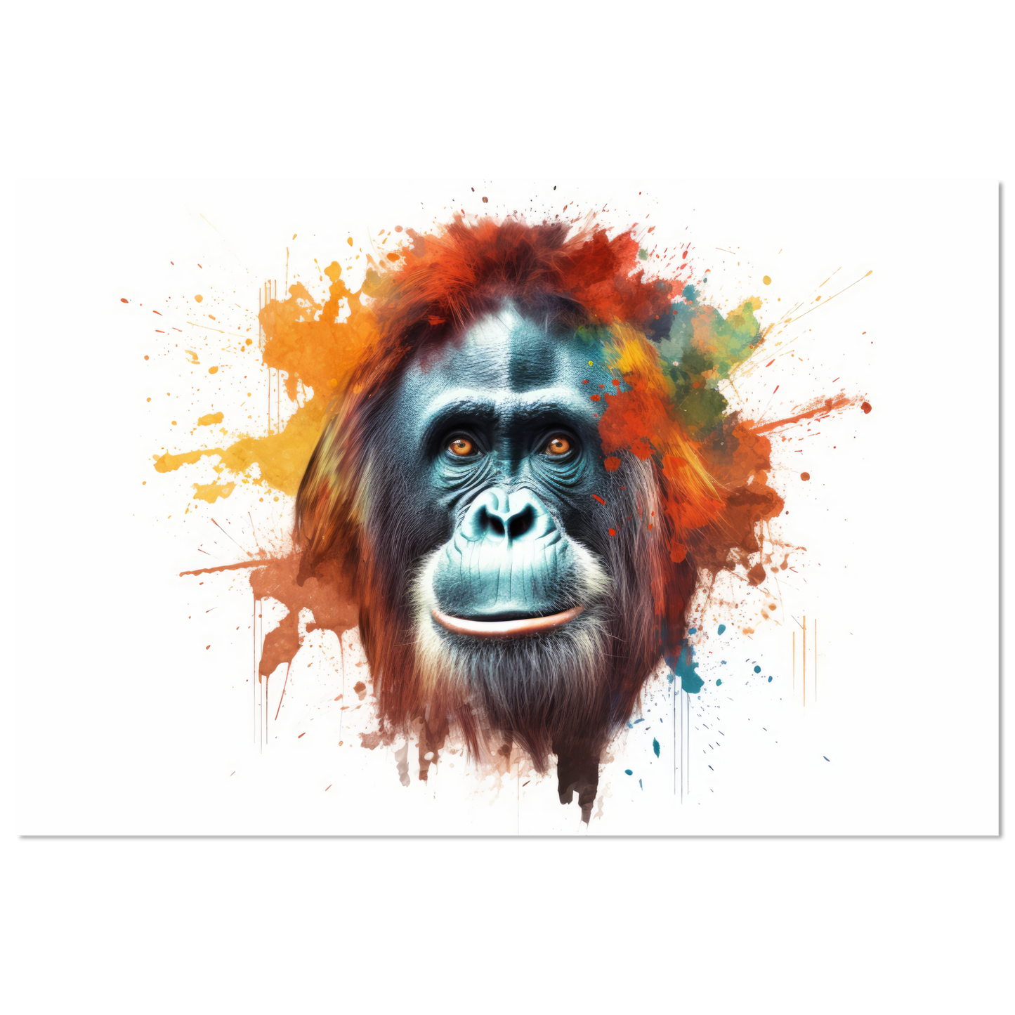 Orang Utan Affe Pop-Art (WILD79)