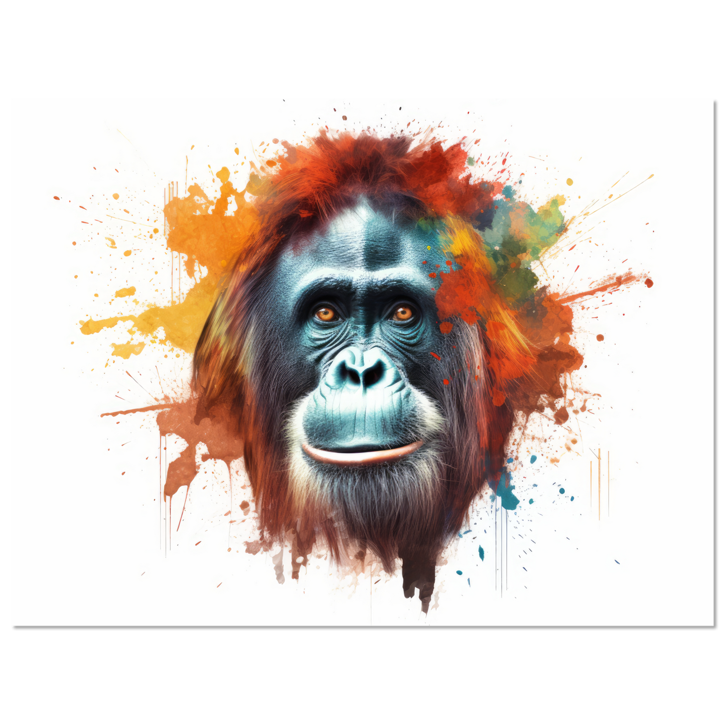 Orang Utan Affe Pop-Art (WILD79)