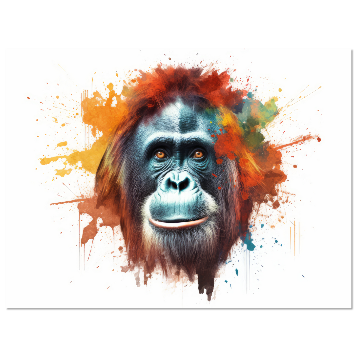 Orang Utan Affe Pop-Art (WILD79)