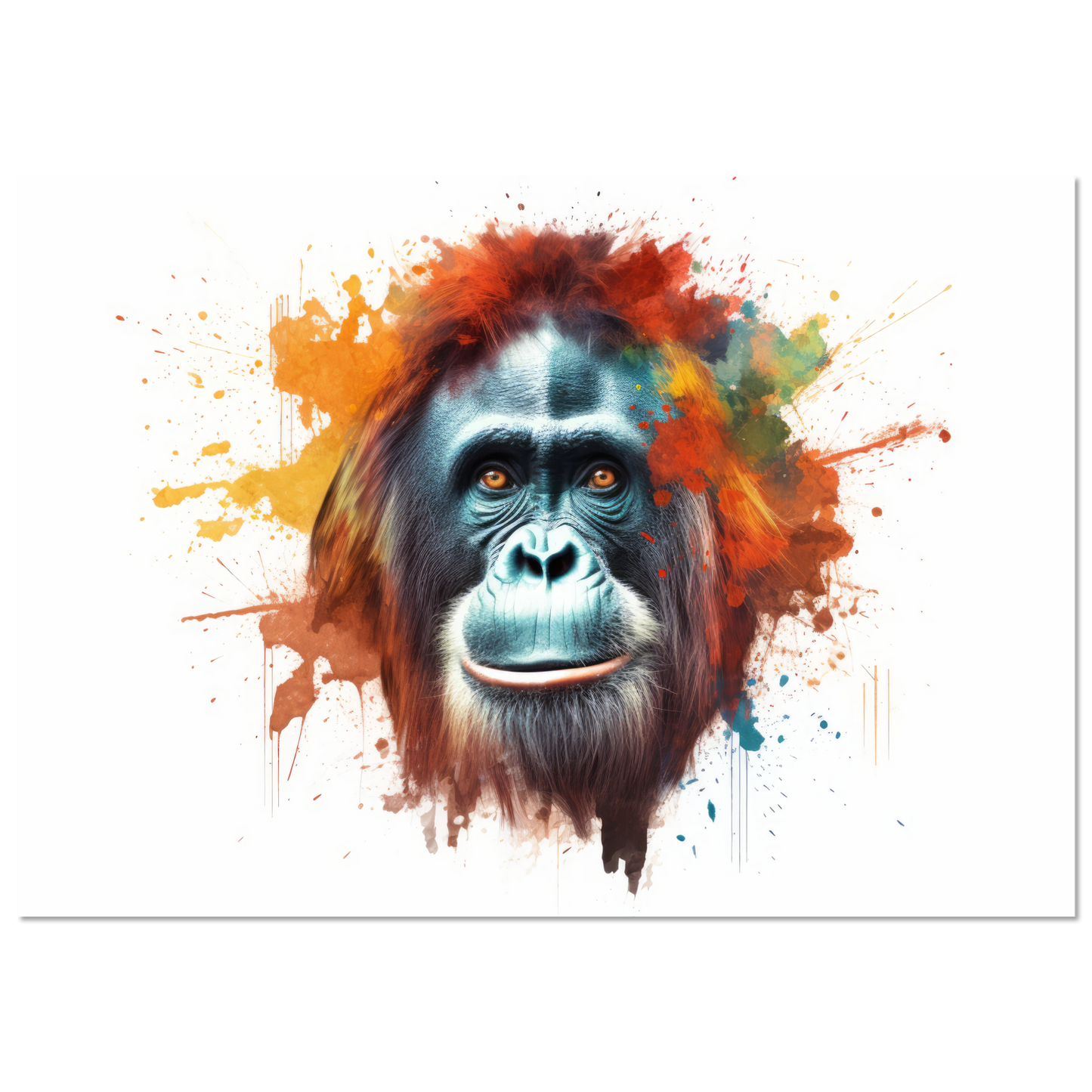 Orang Utan Affe Pop-Art (WILD79)