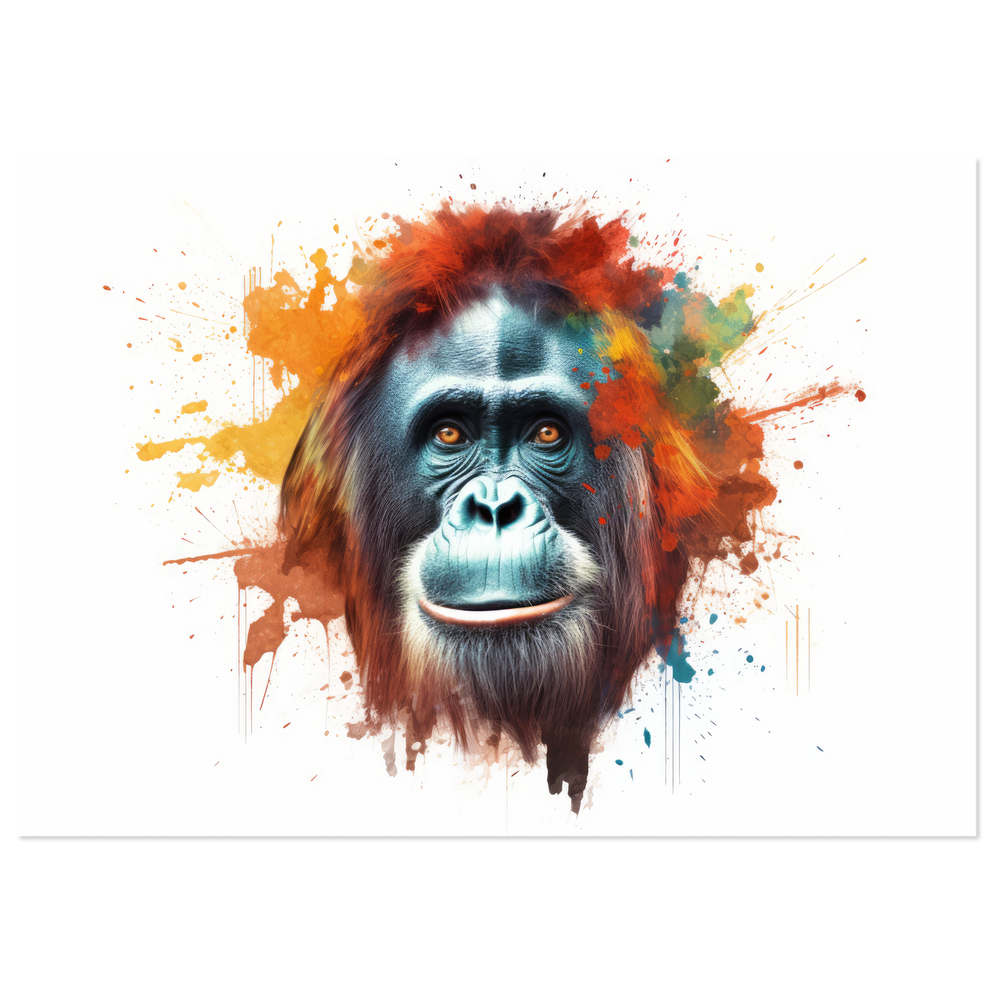 Orang Utan Affe Pop-Art (WILD79)