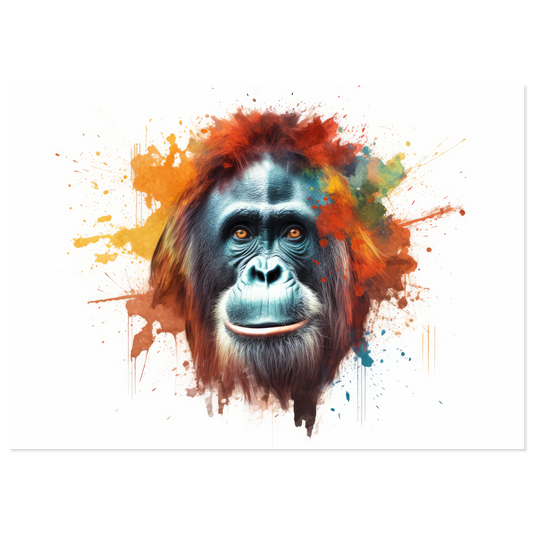 Orang Utan Monkey Pop Art (WILD79)