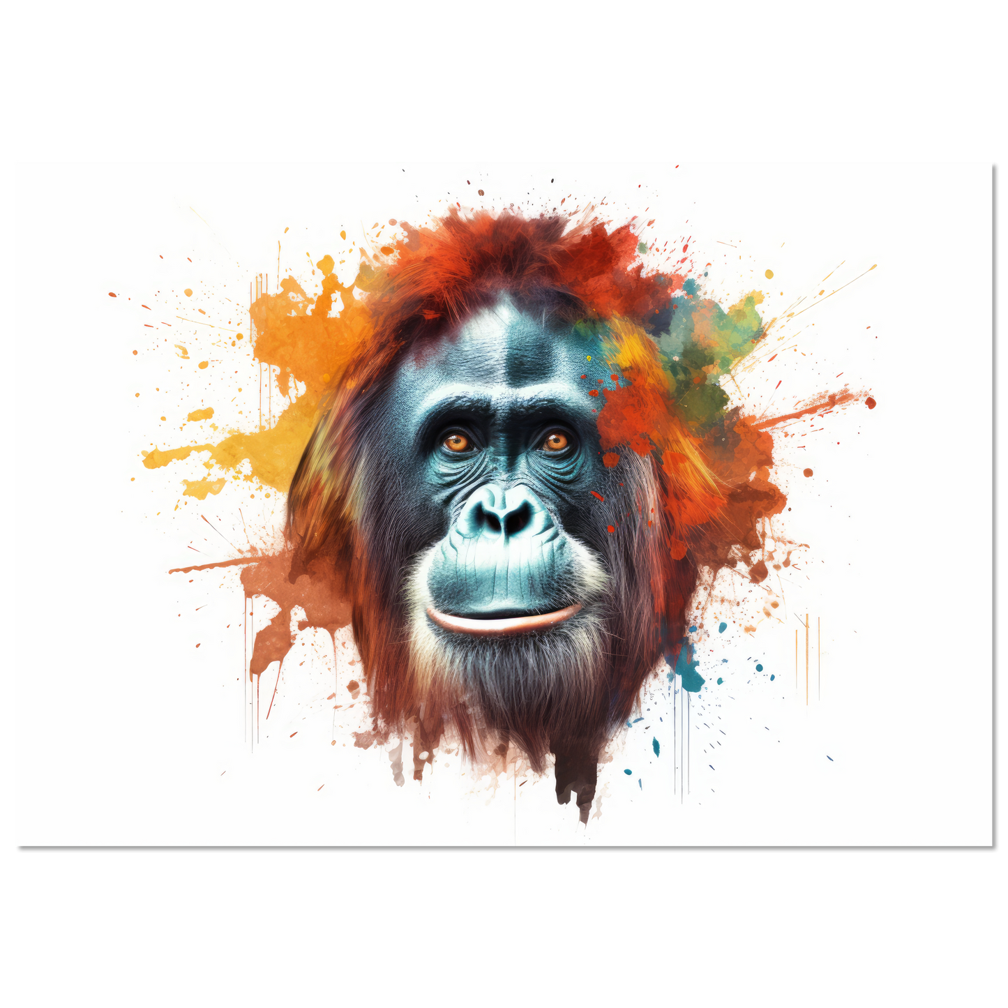 Orang Utan Affe Pop-Art (WILD79)