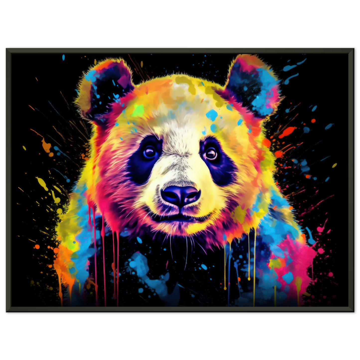 Panda Pandabär Pop-Art (WILD81)