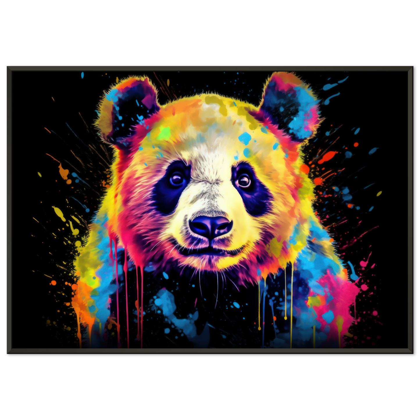 Panda Pandabär Pop-Art (WILD81)