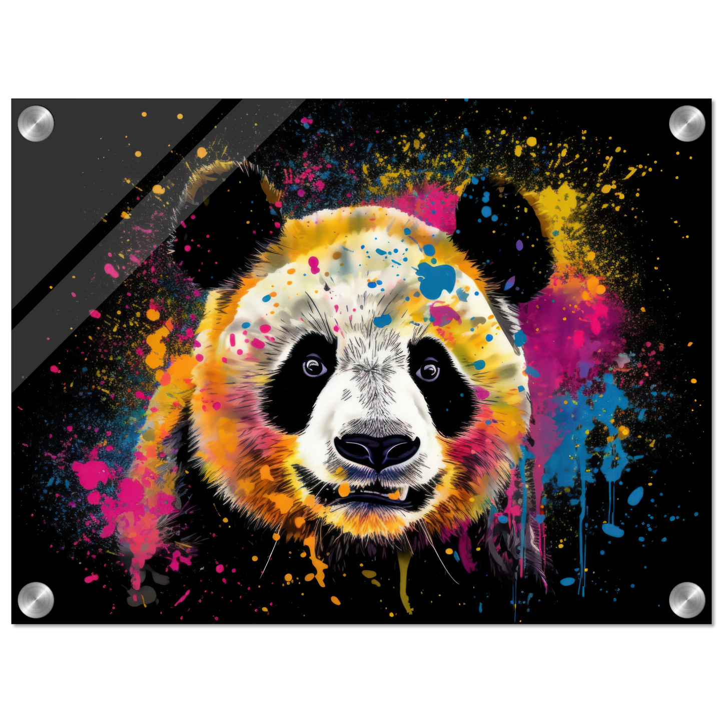 Panda Pandabär Pop-Art (WILD83)