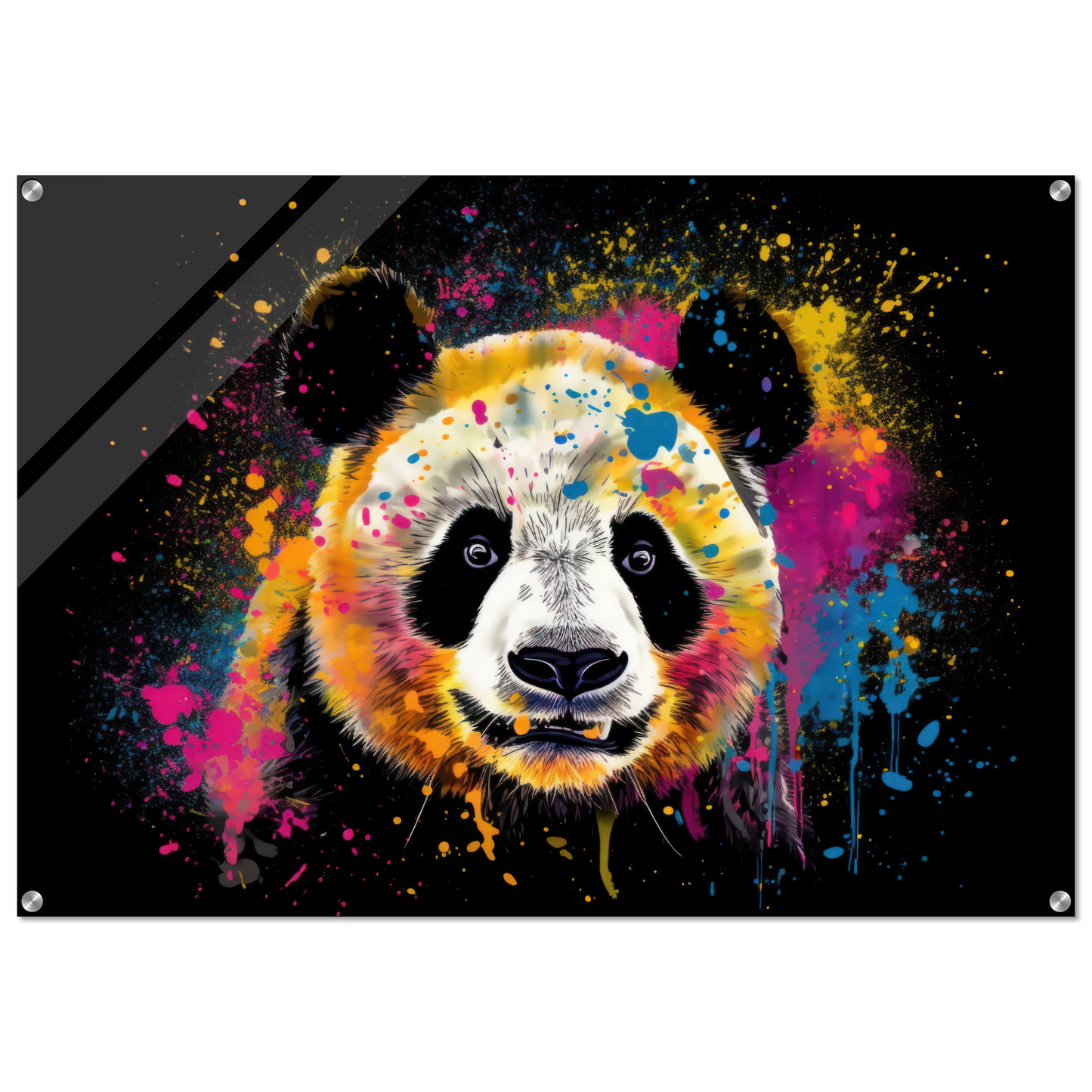Panda Pandabär Pop-Art (WILD83)