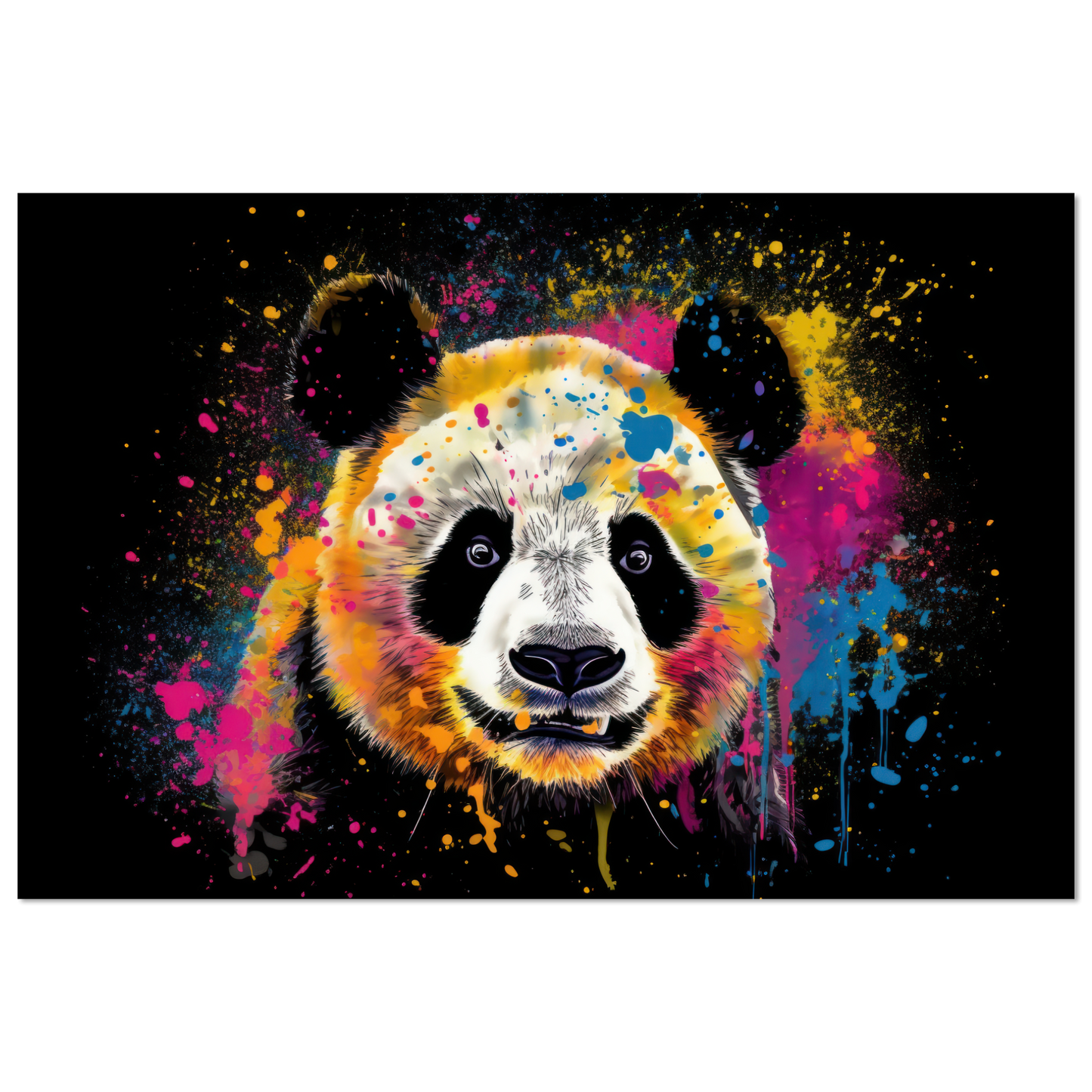 Panda Pandabär Pop-Art (WILD83)
