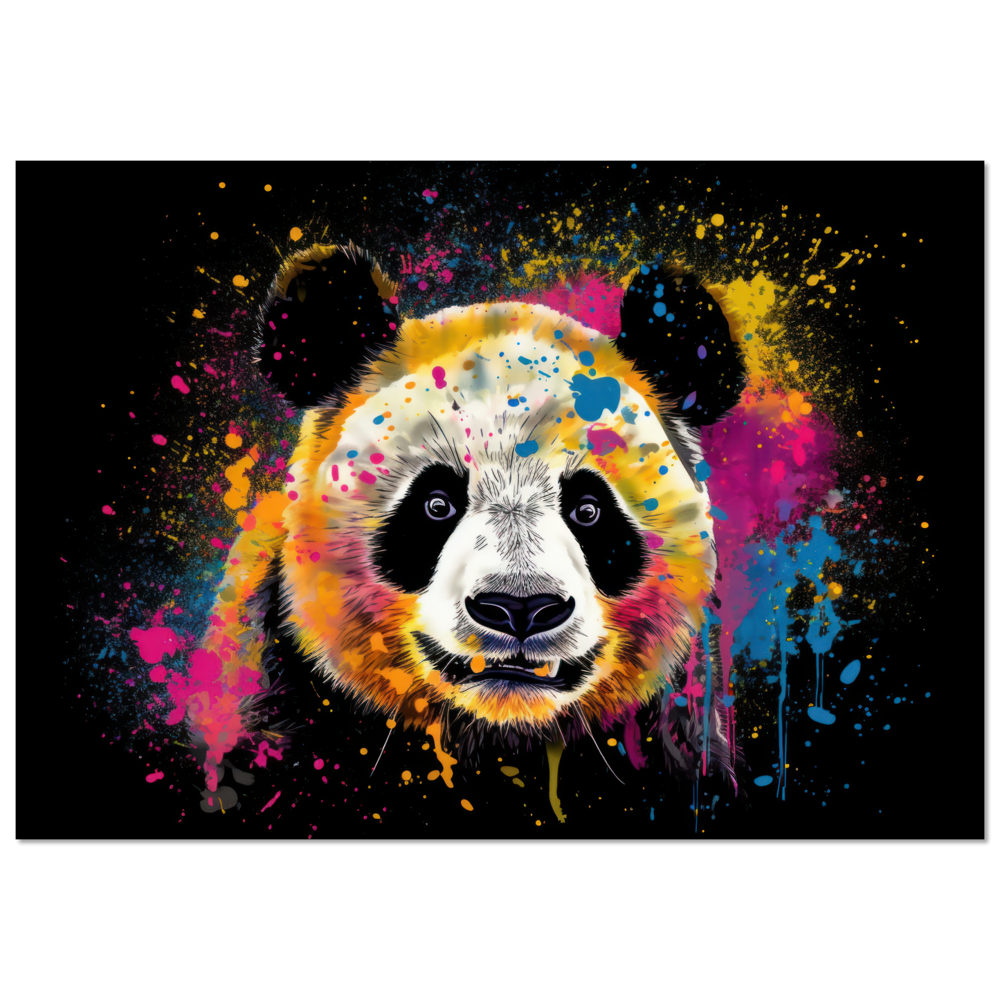 Panda Pandabär Pop-Art (WILD83)