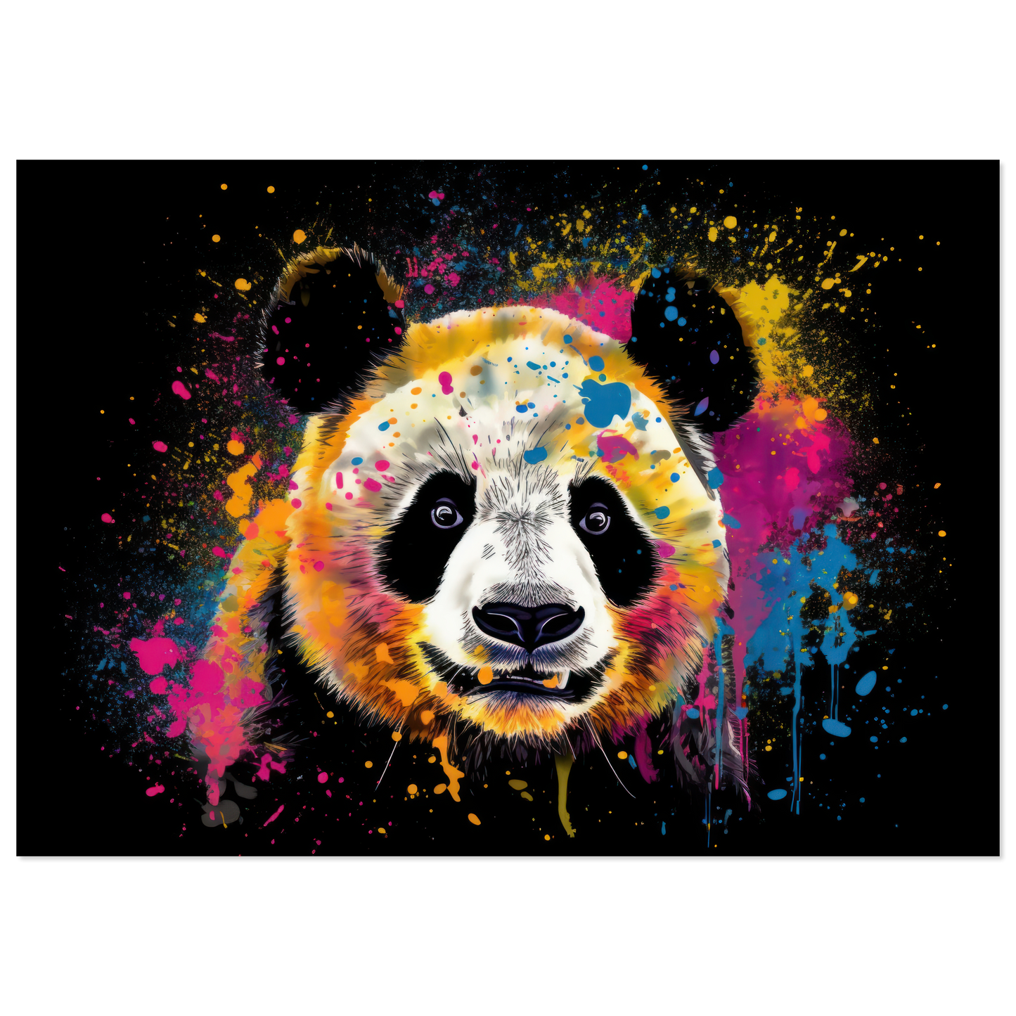 Panda Pandabär Pop-Art (WILD83)