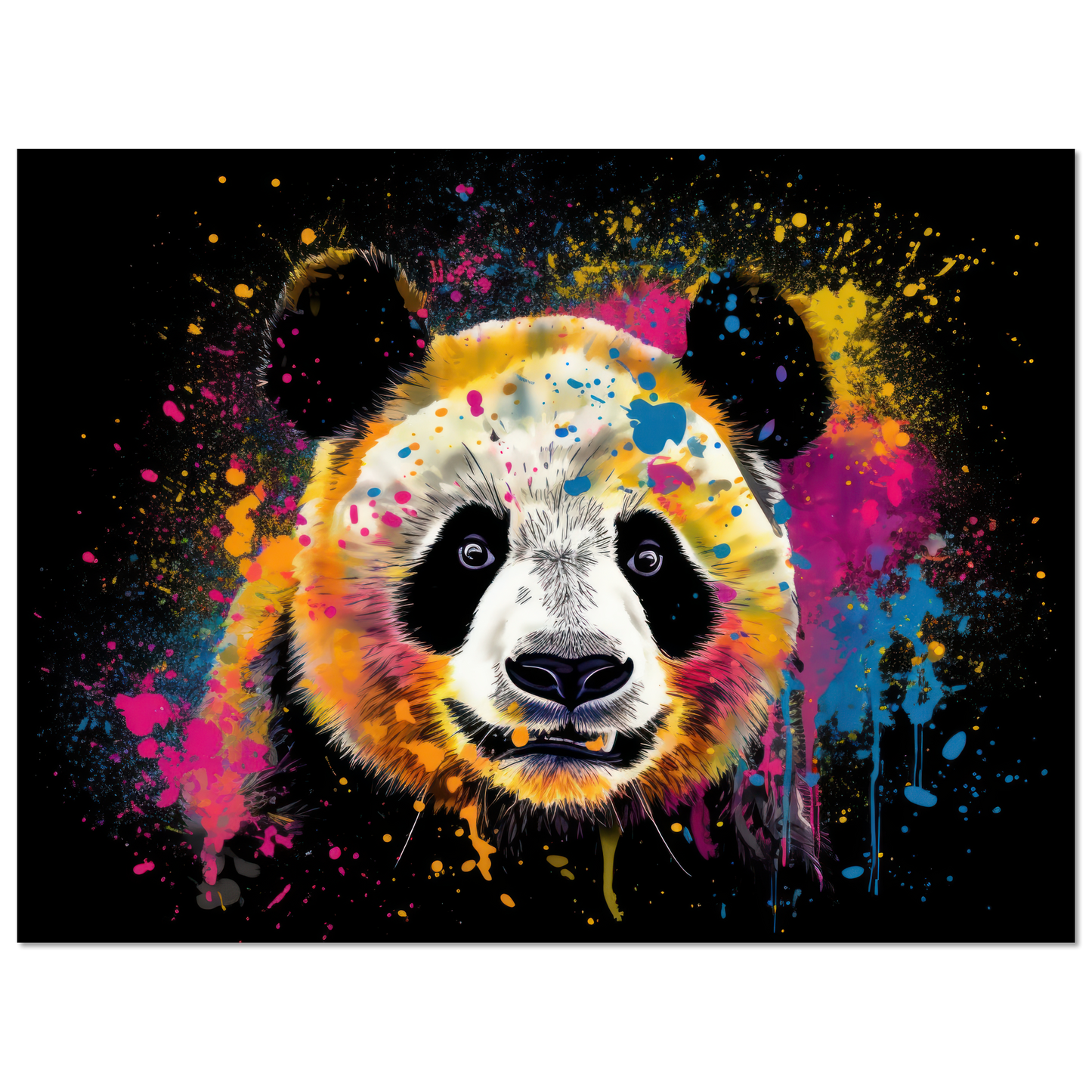 Panda Pandabär Pop-Art (WILD83)