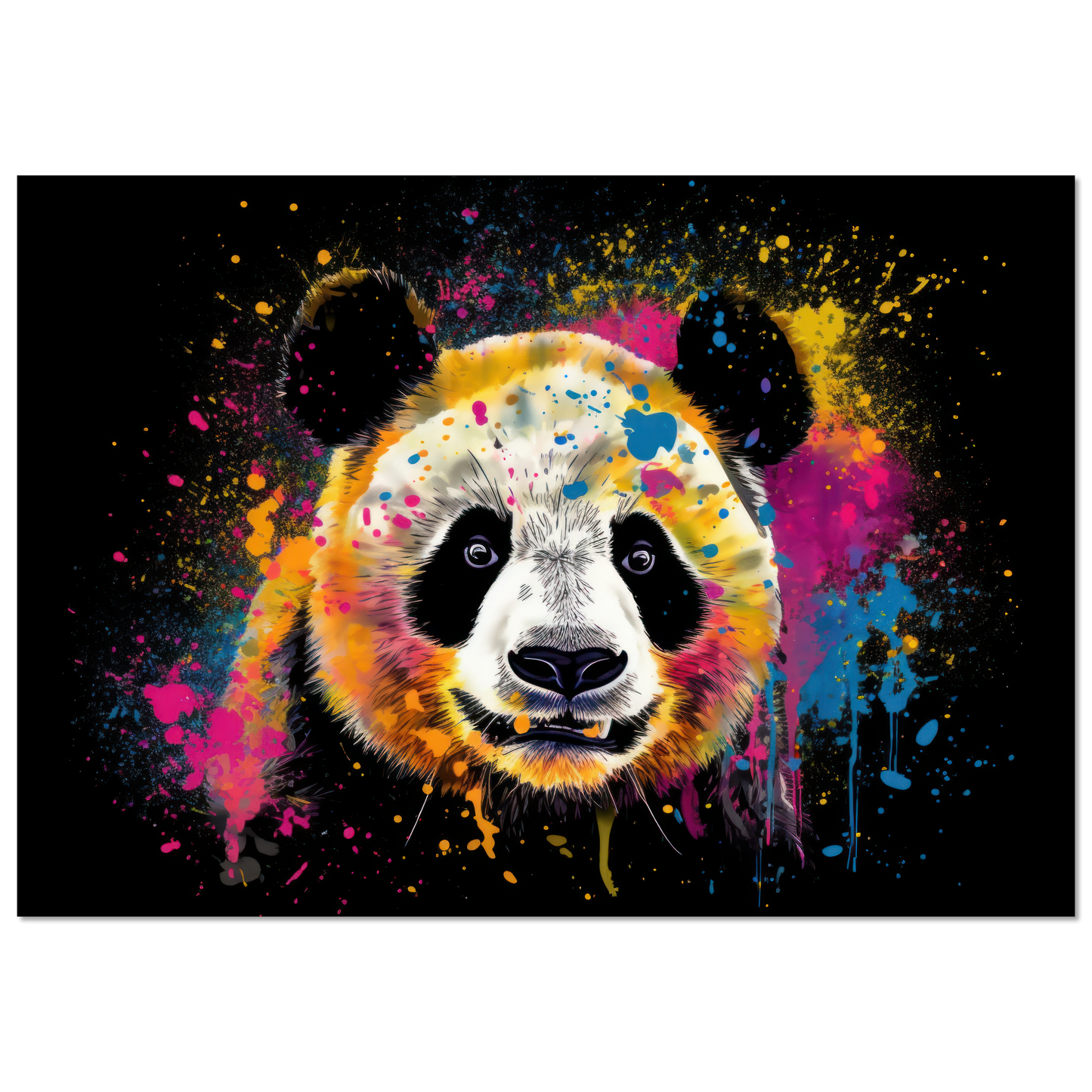 Panda Pandabär Pop-Art (WILD83)