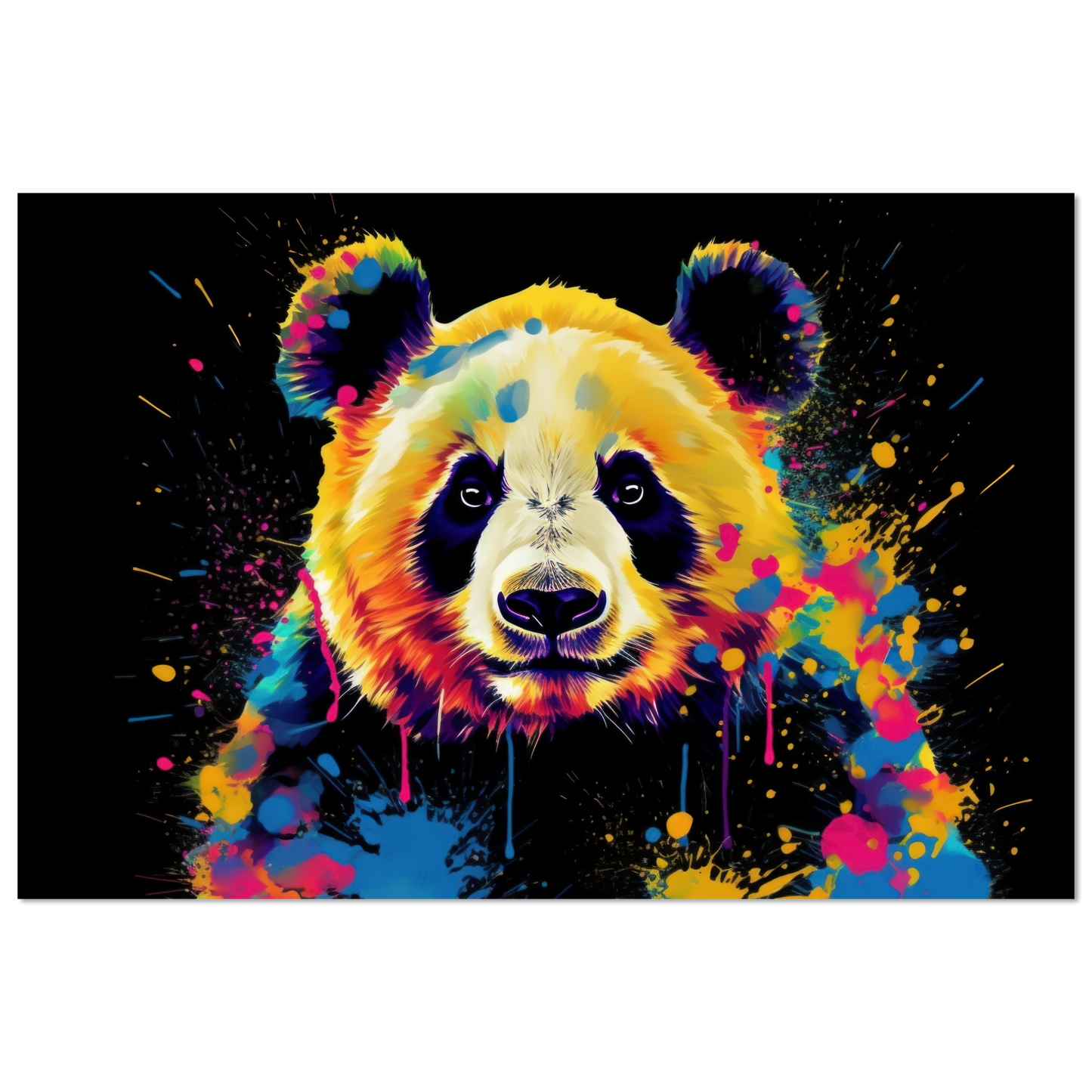 Panda Panda Bear Pop Art (WILD84)