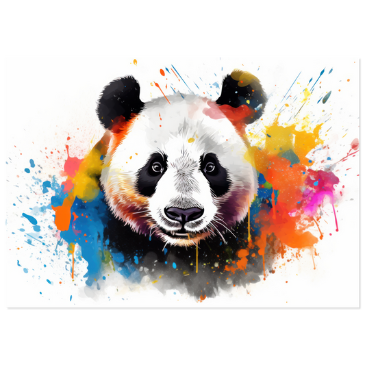 Panda Panda Bear Pop Art (WILD85)