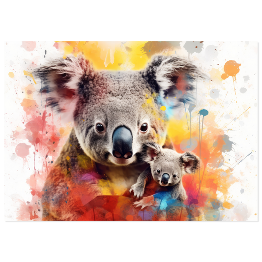 Koala koala bear pop art (WILD89)